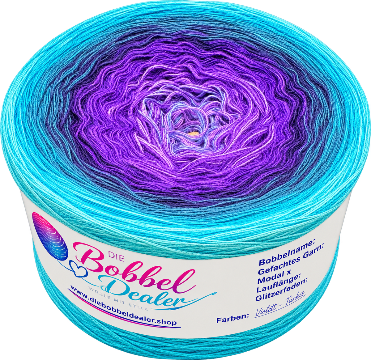 BOBBEL "AZURE AMETHYST" mit Verlauf