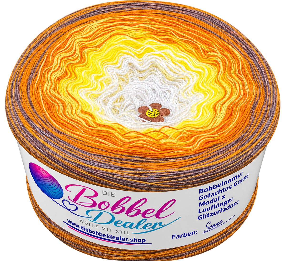 BOBBEL "SUNFLOWER" mit Verlauf