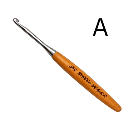 Personalisierte Häkelnadel aus Holz