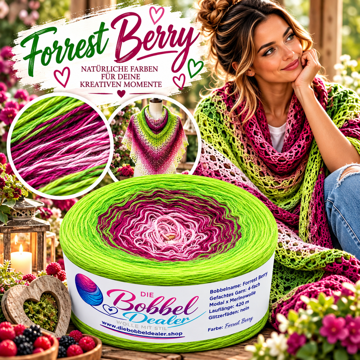 BOBBEL "FORREST BERRY DREAM" mit Verlauf