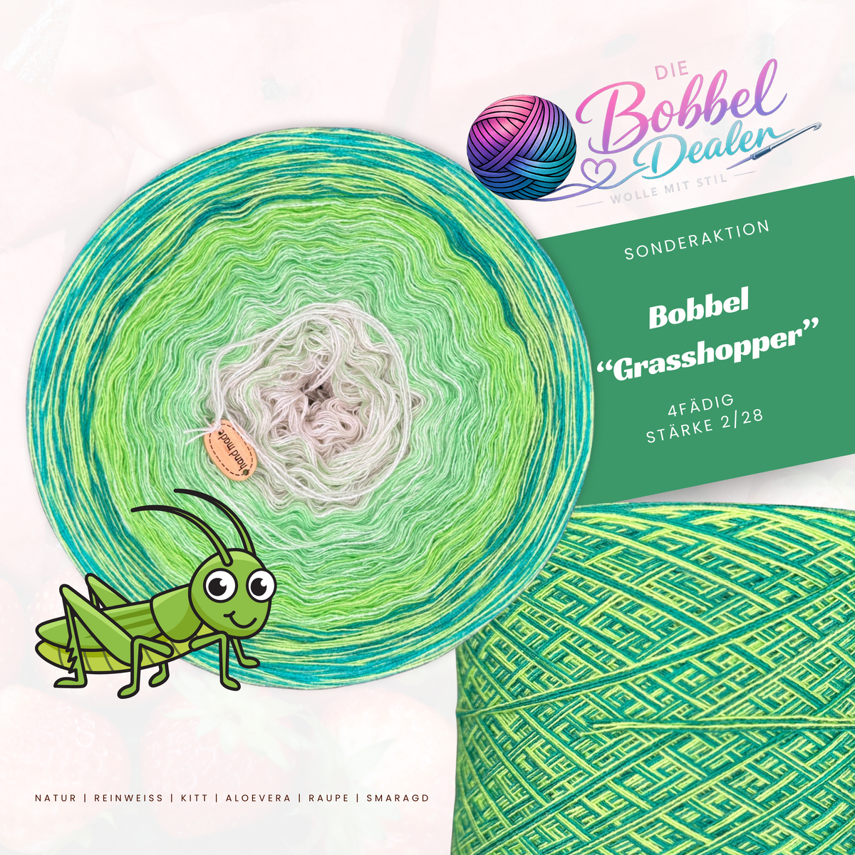 BOBBEL "GRASSHOPPER" mit Verlauf