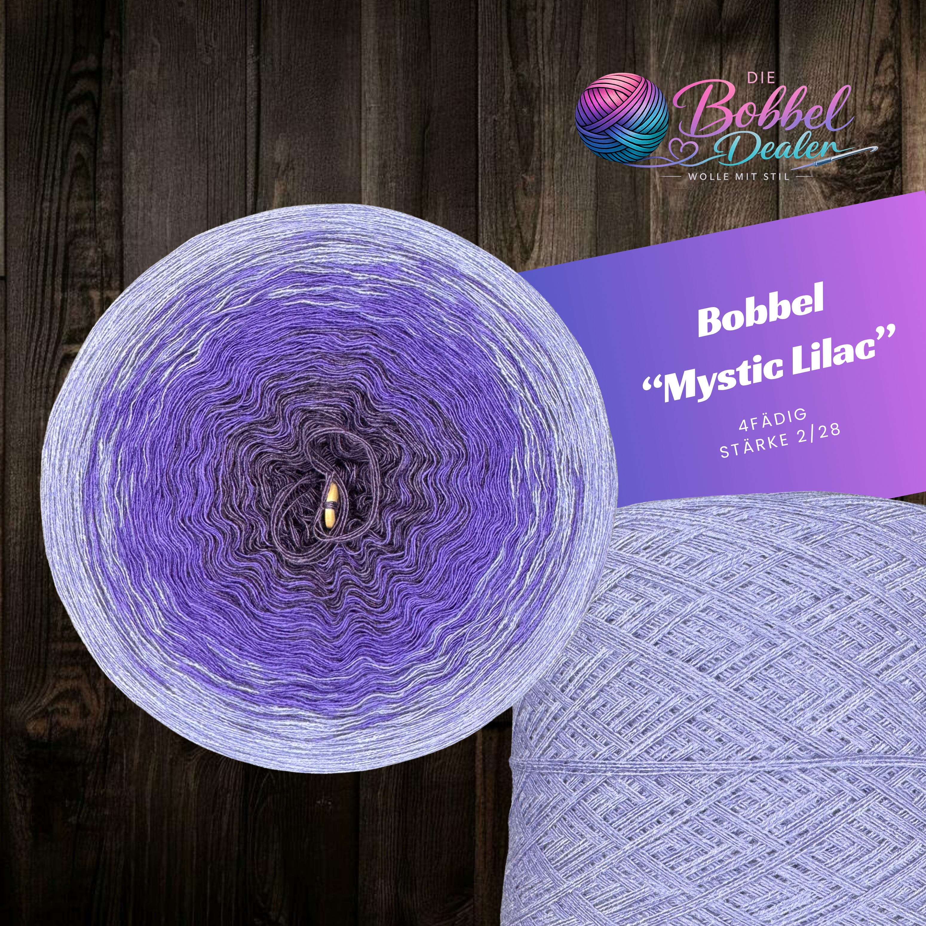 BOBBEL "MYSTIC LILAC" mit Verlauf