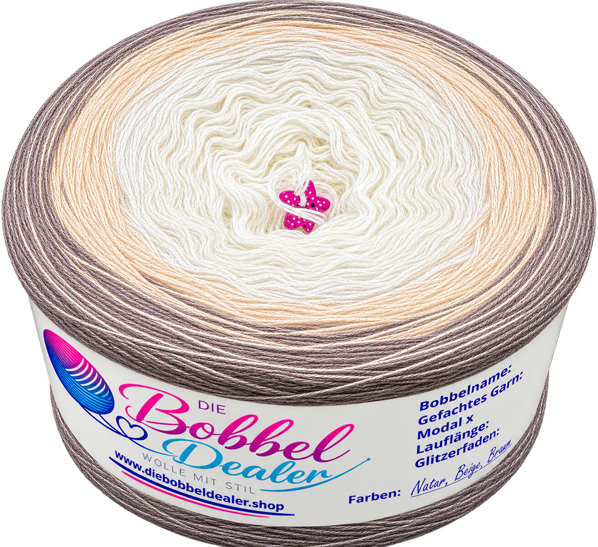 BOBBEL "VANILLA MOCHA SWIRL" mit Verlauf