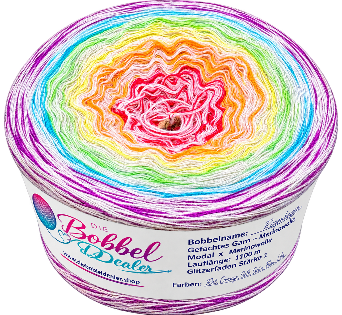 BOBBEL "LIGHT RAINBOW" mit Verlauf