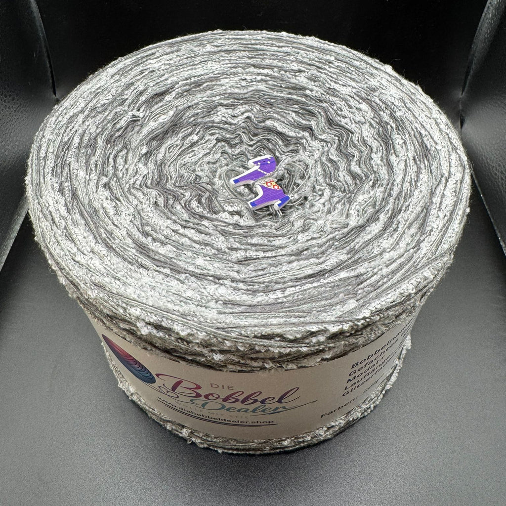 FLAUSCH-BOBBEL "STORMY SKY" mit Bouclefaden