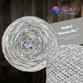 FLAUSCH-BOBBEL "STORMY SKY" mit Bouclefaden