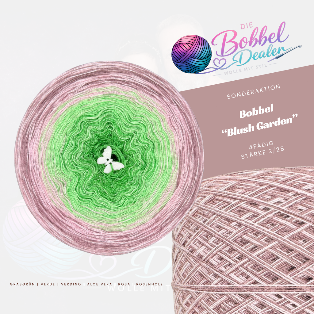 BOBBEL "BLUSH GARDEN" mit Verlauf