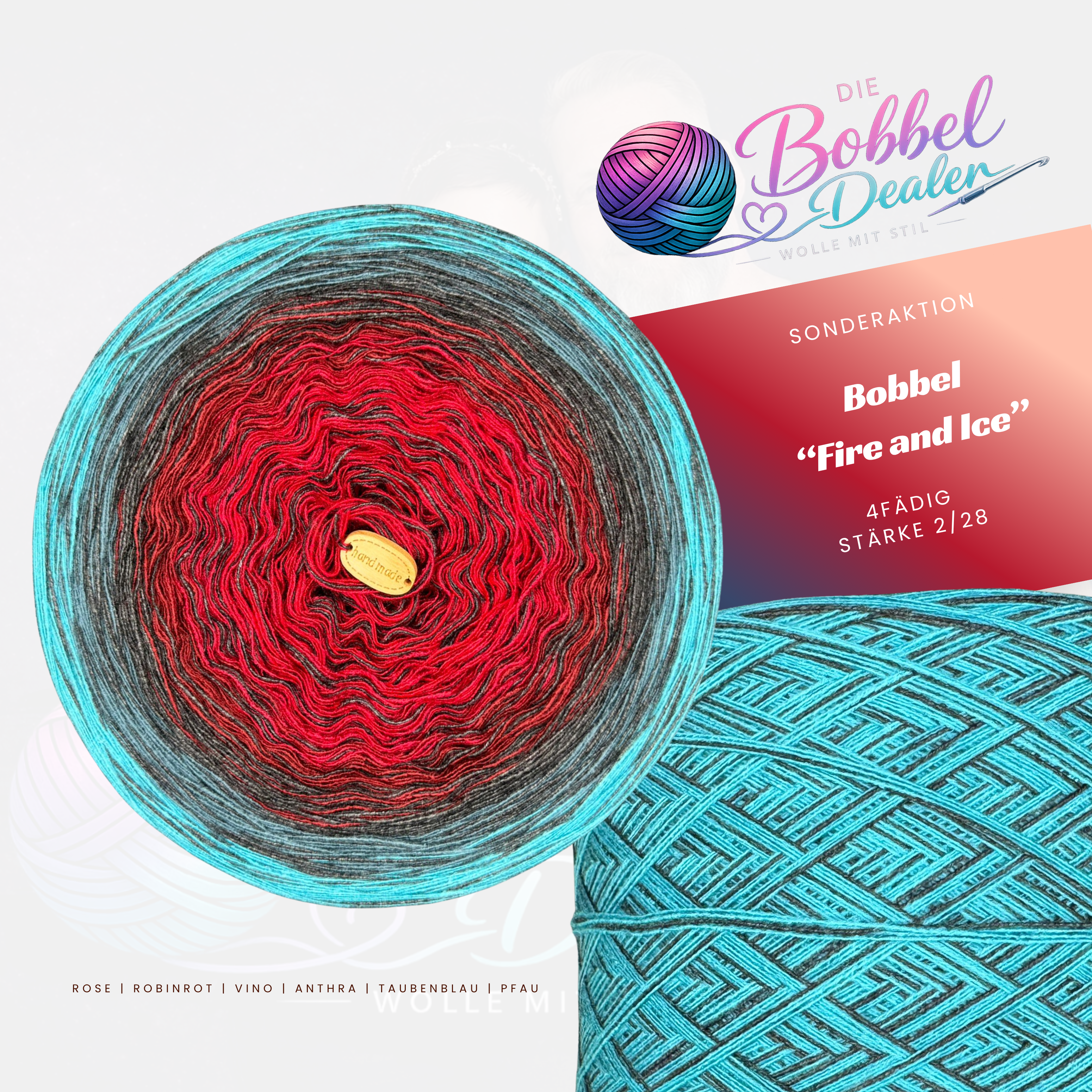 BOBBEL "FIRE AND ICE" mit Verlauf