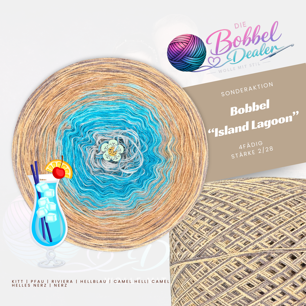 BOBBEL "ISLAND LAGOON" mit Verlauf
