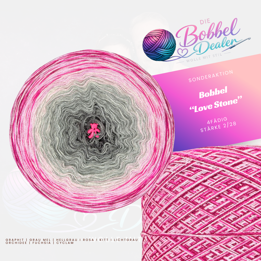 BOBBEL "LOVE STONE" mit Verlauf