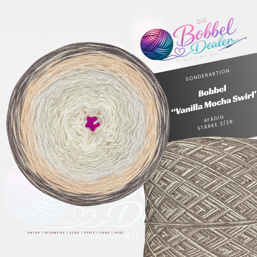 BOBBEL "VANILLA MOCHA SWIRL" mit Verlauf